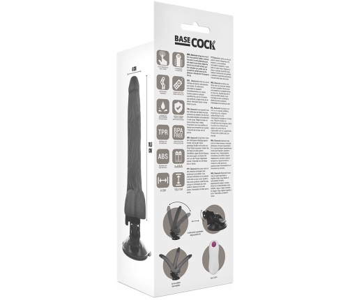 BASECOCK Articulable Remote-Control Model Black 18.5 cm x 4 cm