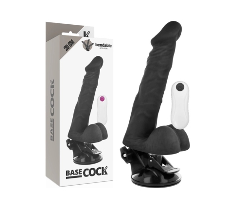 BASECOCK Articulable Model Intimate Device Black 20cm Remote Control