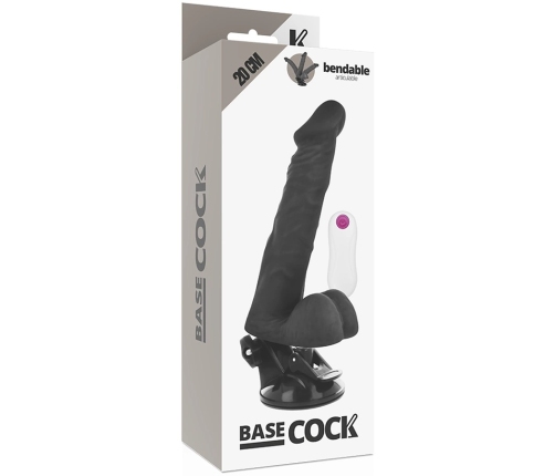 BASECOCK Articulable Model Intimate Device Black 20cm Remote Control