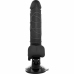 BASECOCK Black Vibrating Flexible Model 18.5cm Remote Control TPE