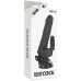 BASECOCK Black Vibrating Flexible Model 18.5cm Remote Control TPE