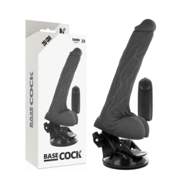 BASECOCK Vibrating Model Black 20 cm Remote Flexible Suction Base BASECOCK Vibrating Model Black 20 cm Remote Flexible Suction Base