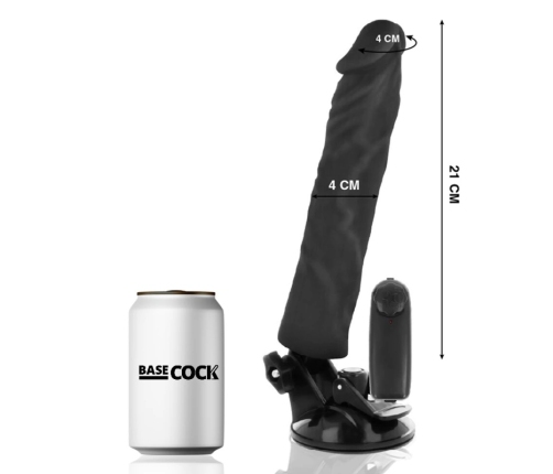 BASECOCK Remote-Controlled Flexible Model Black 21cm x 4cm TPE