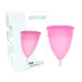 Stercup Menstrual Cup Pink Size L - FDA Silicone, 24ml Capacity