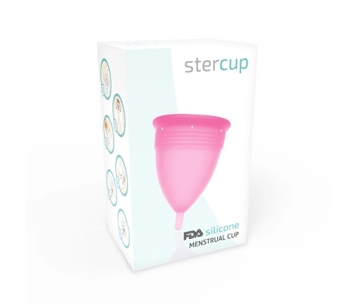 Stercup Menstrual Cup Pink Size S - 100% FDA Silicone, 15 ml Capacity