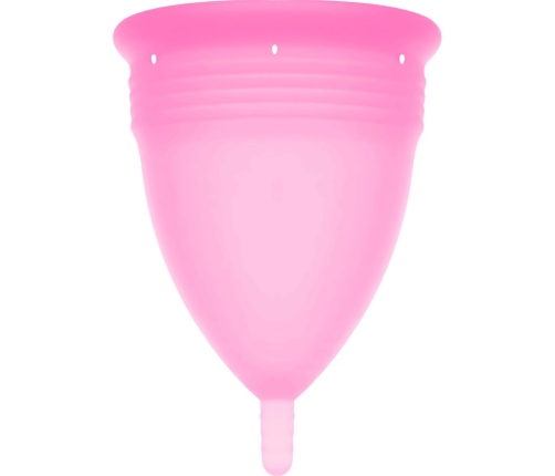 Stercup Menstrual Cup Pink Size S - 100% FDA Silicone, 15 ml Capacity
