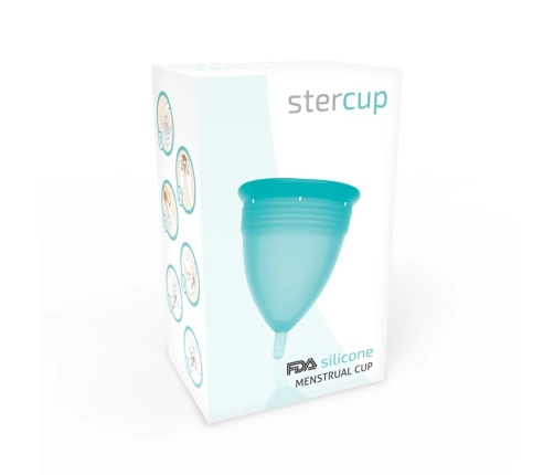 Stercup Aquamarine Menstrual Cup S - FDA Silicone, 15ml Capacity