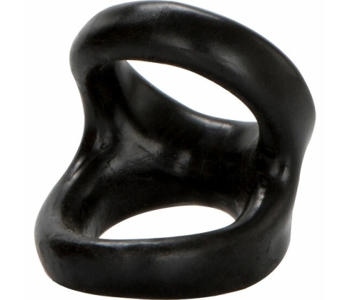 CalExotics COLT Snug Tugger Black - Dual Support Anatomical Ring TPR