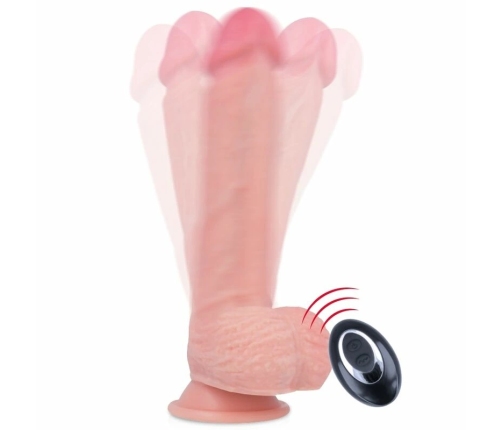 ROCKARMY - APACHE VIBRADOR REALÍSTICO CONTROL REMOTO LIQUID SILICONE 20.5 CM -O- 4.62 CM