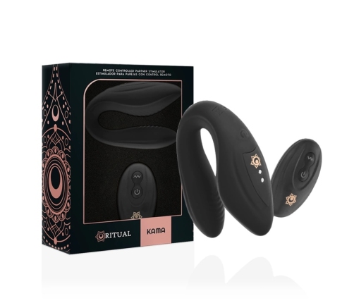 Rithual Kama Azabache Intimate Couples Device with Remote, Black