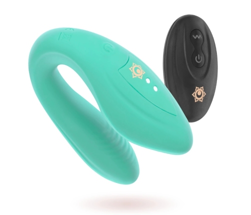 Rithual Kama Aqua Intimate Device for Couples with Remote, 10 Modes, Blue