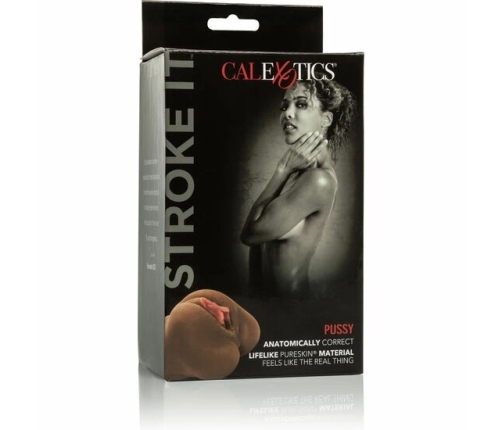 CalExotics Stroke It Intimate Device PureSkin Brown 16.5x9.5cm