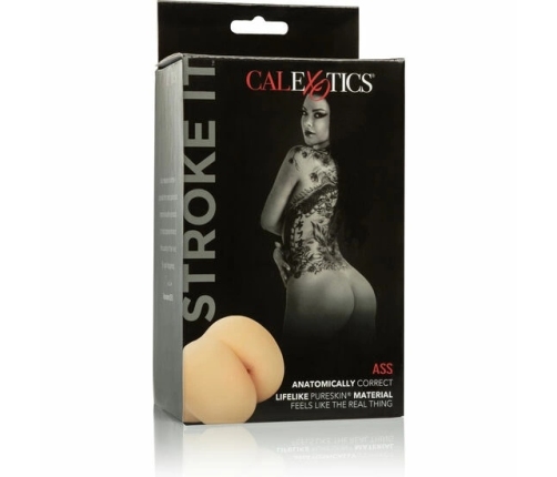 CalExotics Stroke It Anatomical Intimate Device PureSkin Flesh 16.5cm