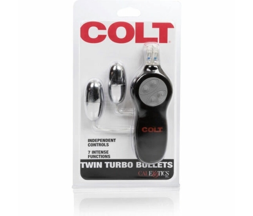 CalExotics COLT Twin Turbo Bullets 7-Mode Waterproof Intimate System