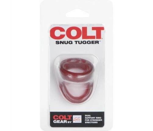 CalExotics COLT Snug Tugger Red - Dual Support Stretch Ring TPR