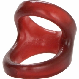 CalExotics COLT Snug Tugger Red - Dual Support Stretch Ring TPR