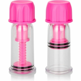CalExotics Vacuum Twist Pink Adjustable Suction Cups 2-Pack 4cm