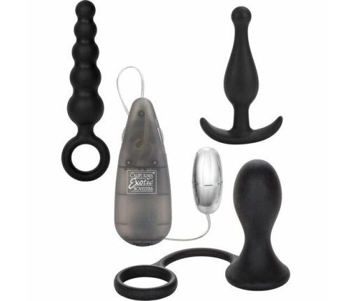 CalExotics His Prostate Kit Silicone & PVC Multi-Speed Trainer Set