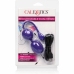 CalExotics Rechargeable Dual Kegel Trainer Purple 9x3.25cm Silicone