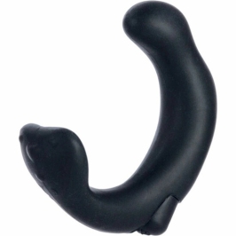 CalExotics P-Rock Silicone Prostate Massager with Removable Vibrator, Black
