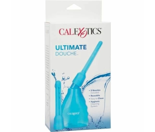 CalExotics Ultimate Douche Blue - Hygienic Cleaning System, 2 Tips