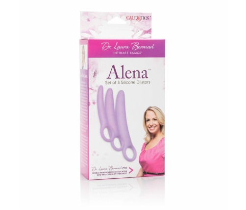CalExotics Dr. Laura Berman Alena Silicone Dilator Set, 3 Sizes
