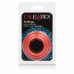CalExotics Tri-Rings Set Red - Silicone Anatomical Rings, 3 Sizes
