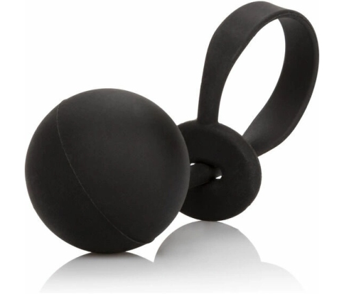 CalExotics Weighted Lasso Silicone Ring 4.5cm 110g Adjustable Black