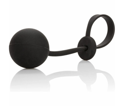 CalExotics Weighted Lasso Silicone Ring 4.5cm 110g Adjustable Black