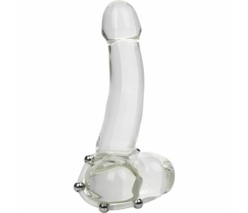 CalExotics Steel Beaded Silicone Performance Ring XL, 5 cm, Black