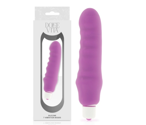 Dolce Vita Genius Purple Silicone Personal Wellness Device 150mm Waterproof
