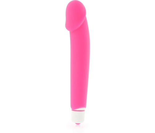 Dolce Vita Silicone Intimate Massager Pink 158mm Waterproof 7 Modes