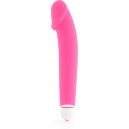 Dolce Vita Silicone Intimate Massager Pink 158mm Waterproof 7 Modes