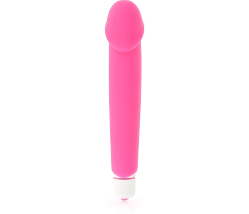 Dolce Vita Silicone Intimate Massager Pink 158mm Waterproof 7 Modes