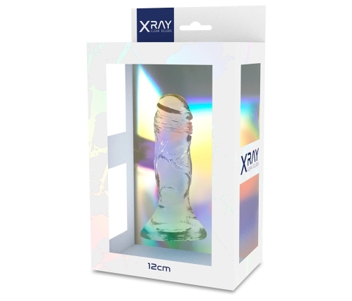 XRAY Clear Intimate Device 12 cm Transparent Flexible Jelly Model