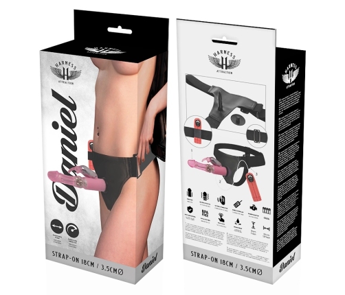 Harness Attraction Daniel System Intimate Device w/ Vibration & Rotation 18cm