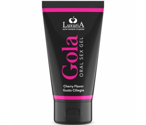 Intimateline Luxuria Oral Gel Cherry 50ml - Flavored Moisturizing Formula