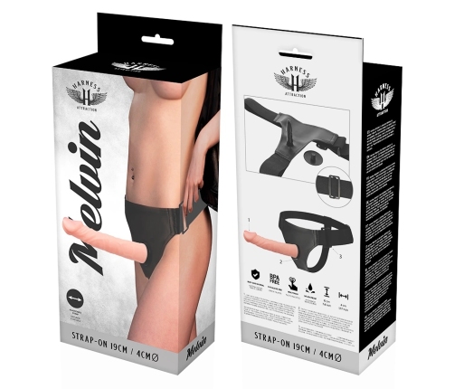 Harness Attraction Melvin Adjustable Strap System 19x4cm Flesh Tone