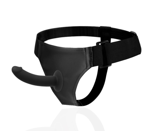 Harness Attraction Kenny Silicone System Adjustable 15 cm Black Harness