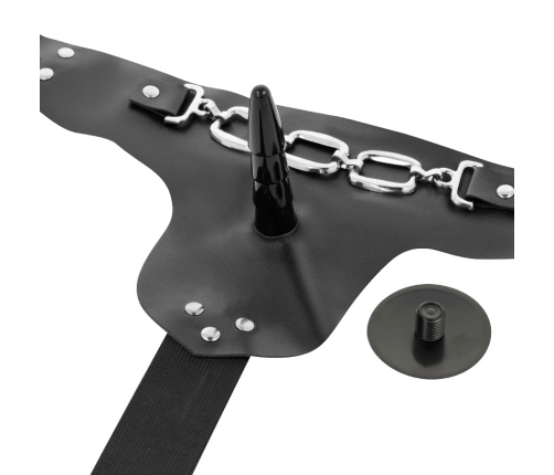 Harness Attraction George Multispeed Intimate System 19x4 cm Black