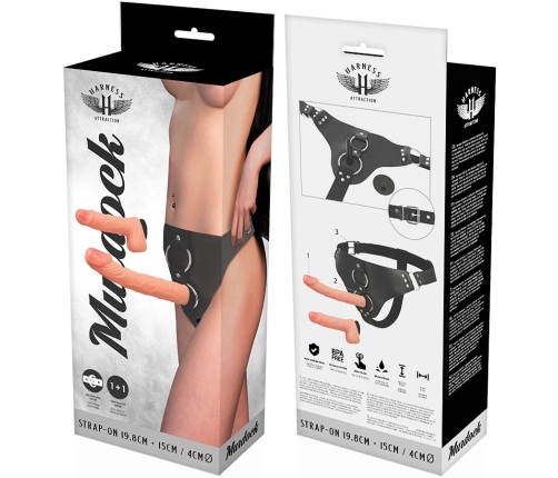 Harness Attraction RNES Murdock Set Adjustable System 19.8 & 15 cm Black