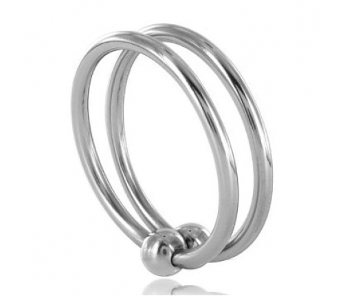 METAL HARD Double Glans Steel Ring 32mm Precision Fit System
