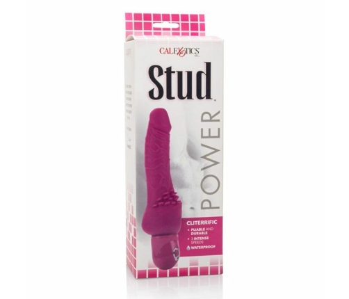 CalExotics Power Stud Cliterrific Pink Flexible Vibrating System 19cm