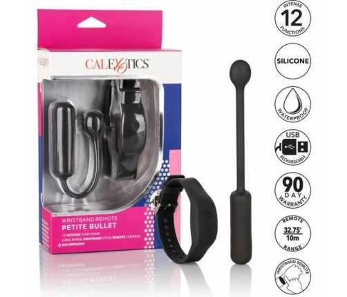 CalExotics Wristband Remote Petite Bullet - Compact Wireless Vibrating Device