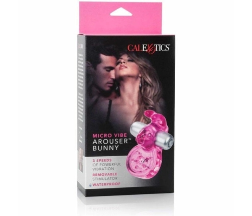CalExotics Micro Vibe Arouser Bunny Pink Intimate Enhancer 3-Speed