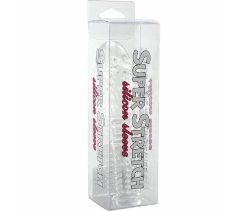 Seven Creations Silicone Extension Sleeve Transparent Textured Cover