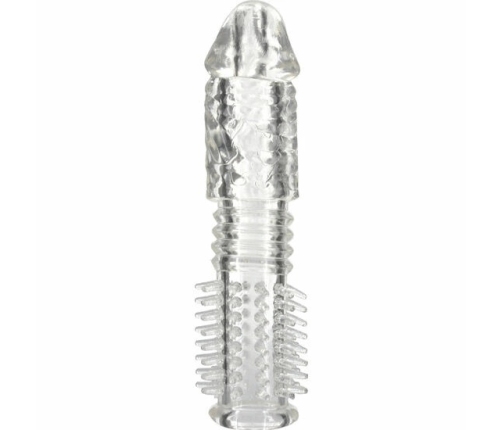 Seven Creations Silicone Extension Sleeve Transparent Textured Cover