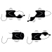 JAMYJOB Head Stroker Rechargeable Gel Silicone Intimate Device 9 Modes