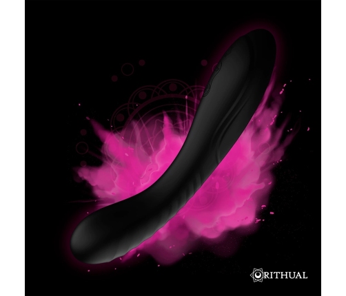 Rithual Kriya Rechargeable Intimate Device Black Medical Silicone