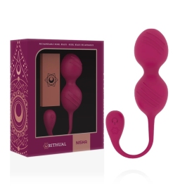 Rithual Nisha Orchid Rechargeable Vibrating Kegel Trainer - Medical Silicone